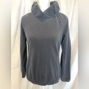 Lululemon After All Pullover Sweatshirt Navy Blue Size 6